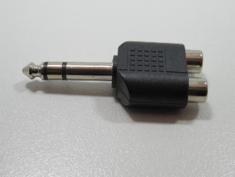 Photo of 6.5 MM MALE STEREO - AV FEMALE / AV FEMALE ADAPTOR